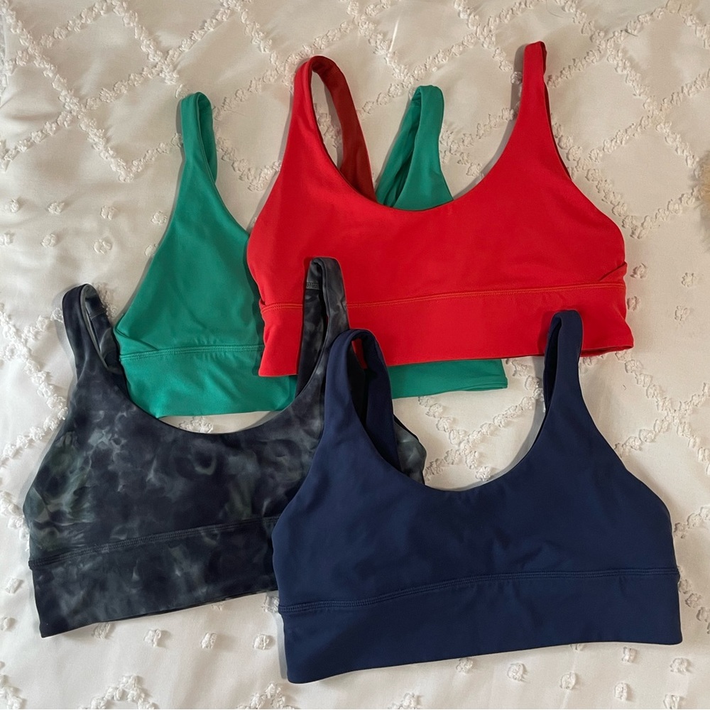 Lot of 4 Lululemon Align Bras Size 12